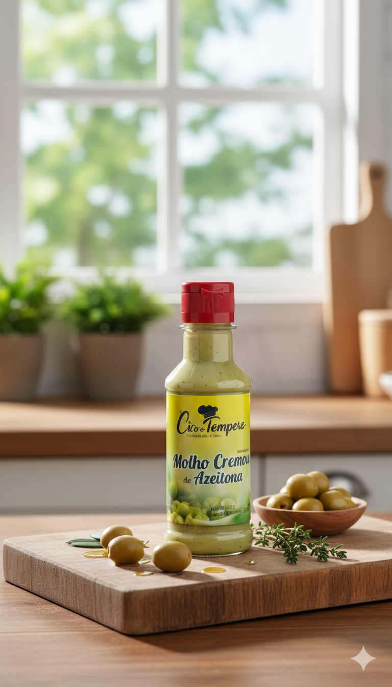 Molho Cremoso De Azeitona 180ML CIA DO TEMPERO
