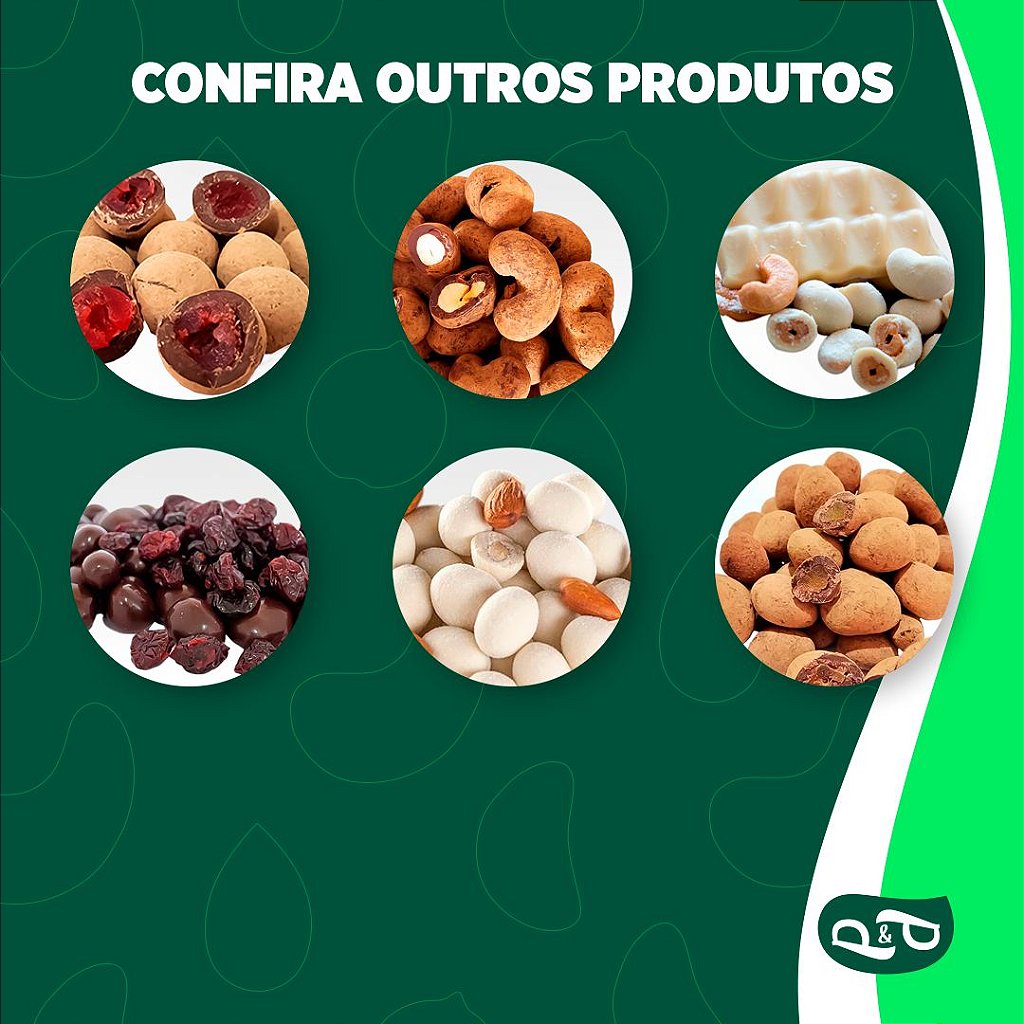 Cashew Dragee with 70% Chocolate – P&P