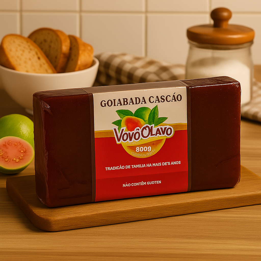 Goiabada Cascão Vovô Olavo Barra | Receita Tradicional