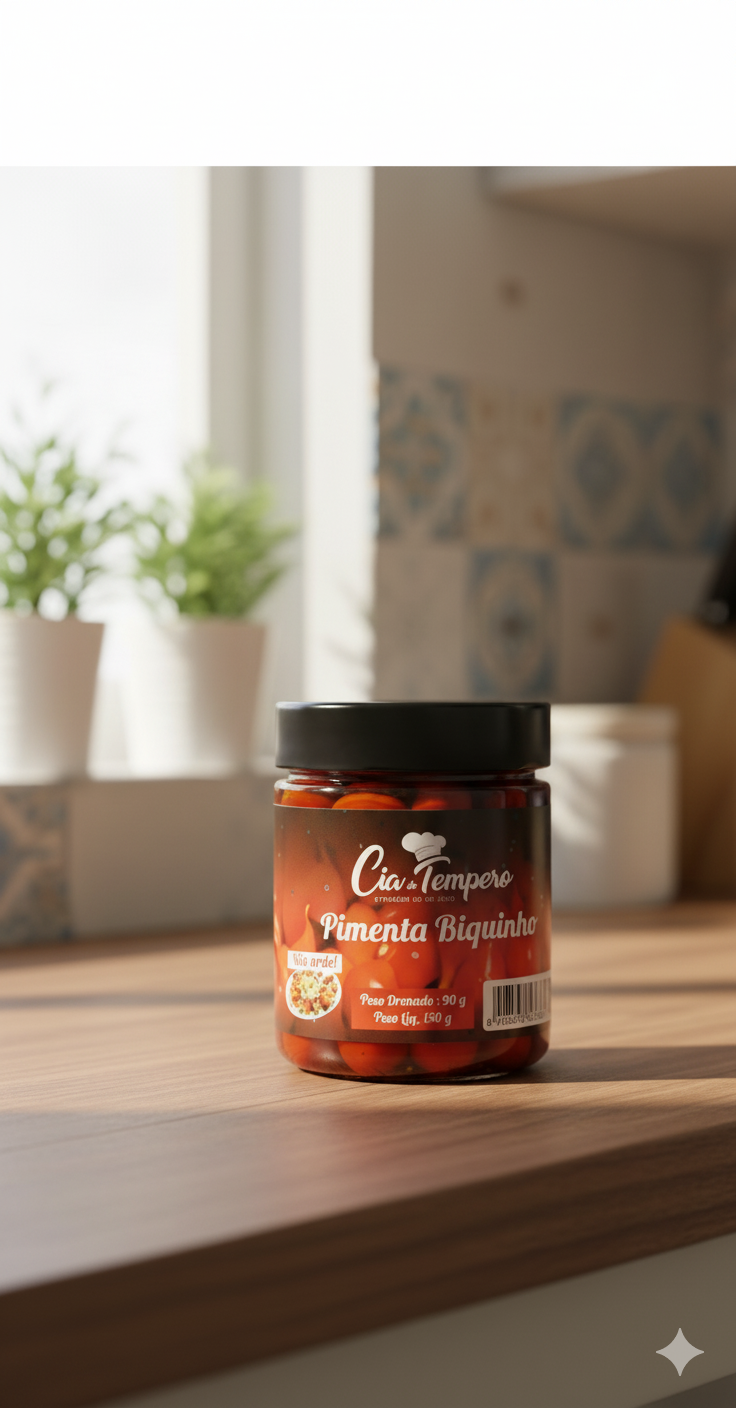 Pimenta Biquinho Temperada