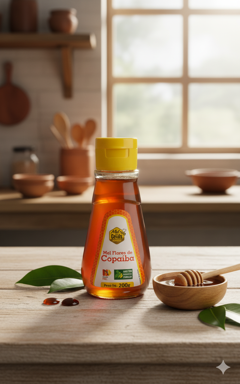 Mel Florada Copaiba Triangular 200G - MEL DAS GERAIS