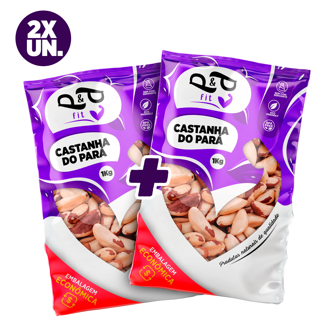 Castanha do Pará Inteira 2Unidades - P&P