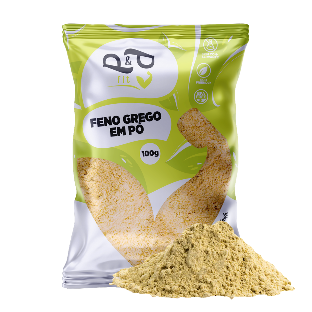 Feno Grego em Pó- - P&P