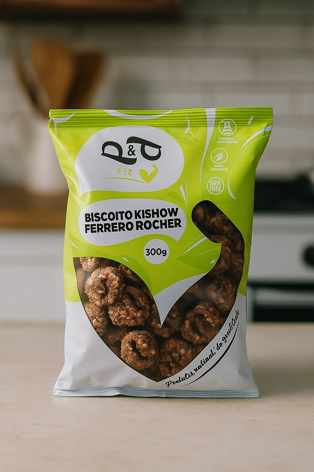 Biscoito Amanteigado Kishow Nutella P&P