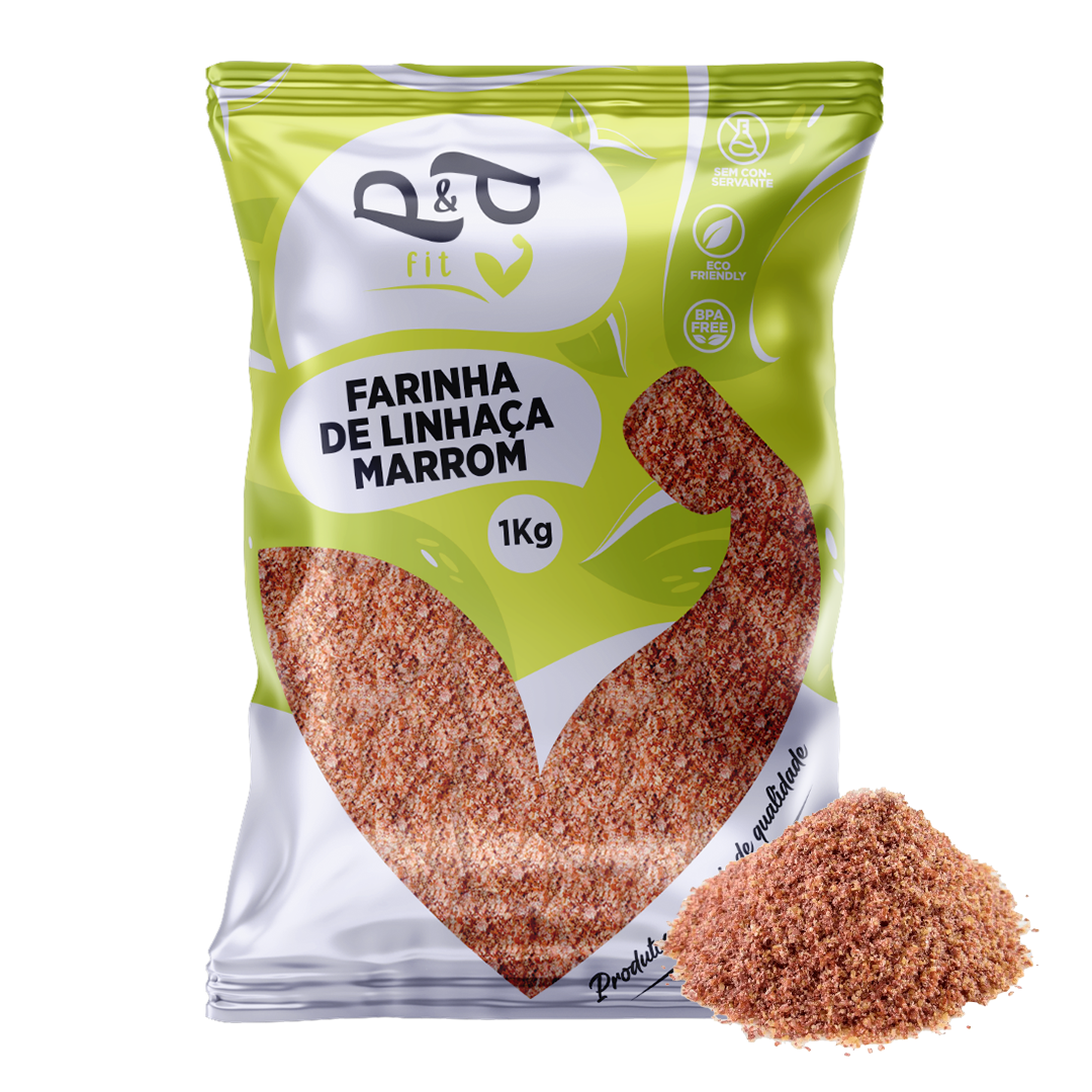 Farinha de Linhaça Marrom - P&P