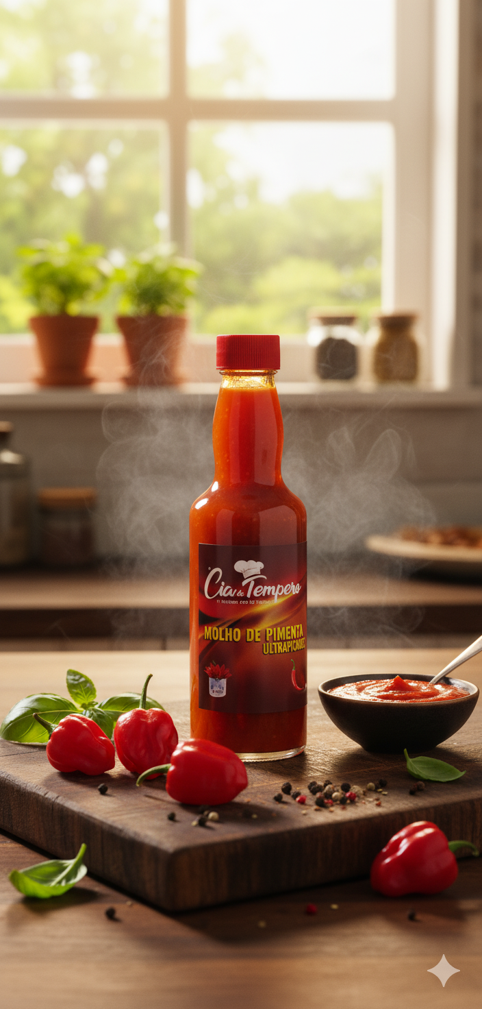 Molho De Pimenta Extra Forte 180ML CIA DO TEMPERO