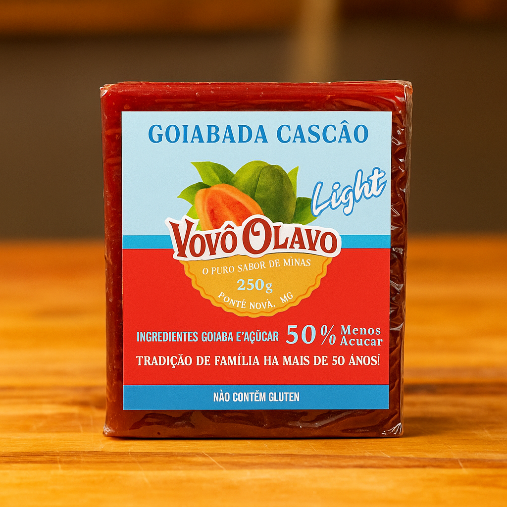 Goiabada Cascão Light Vovô Olavo Barra Mineira