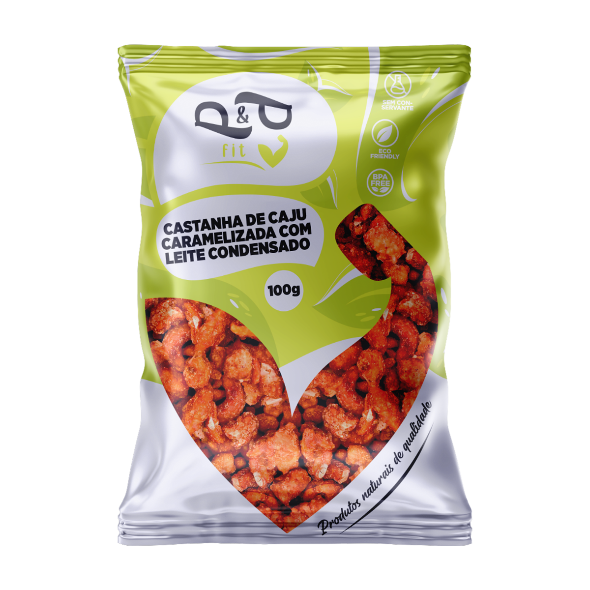 Castanha de Caju Caramelizada com Leite Condensado - P&P