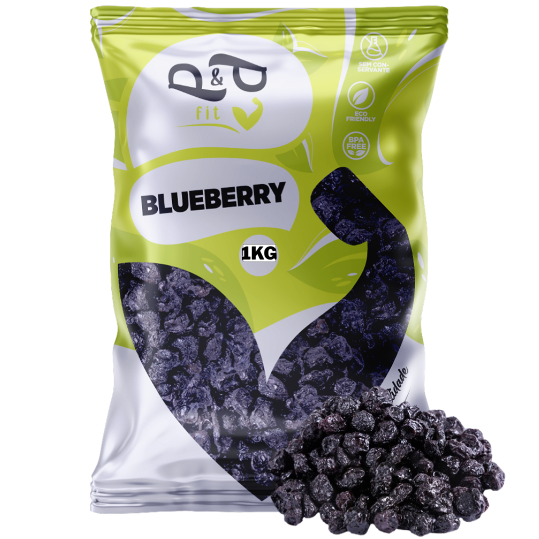 Blueberry iInteiro Desidratado - P&P