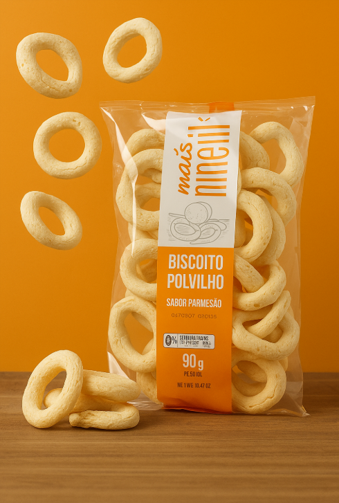 Biscoito de Polvilho Queijo Parmesão Mais Mineiro 