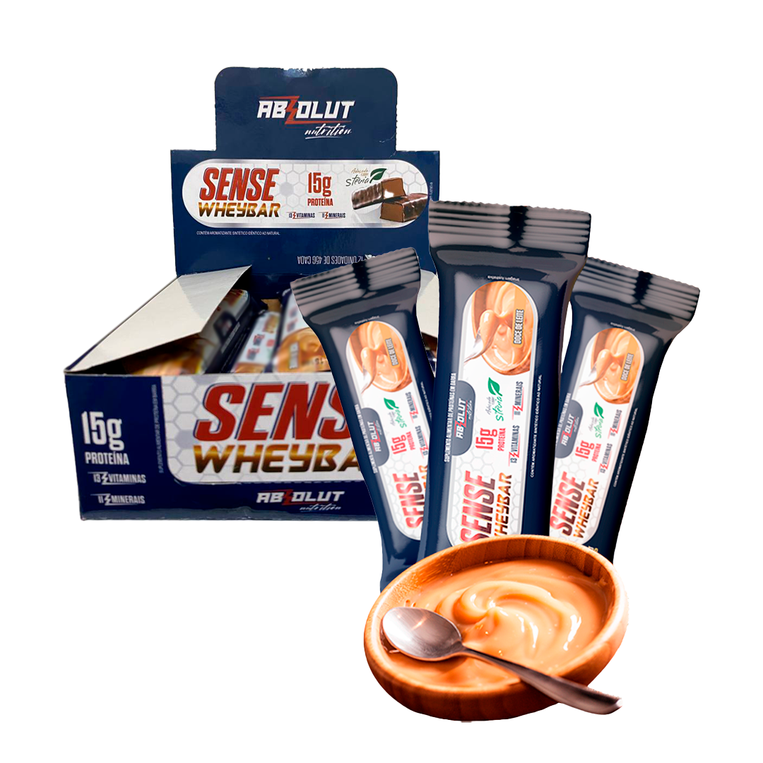 Barrinha de Proteína Sabor Doce de Leite 01 Unidade - ABSOLUT