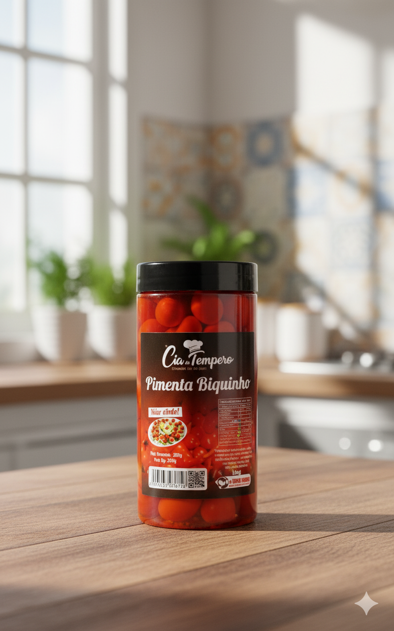 Pimenta Biquinho 160G CIA DO TEMPERO