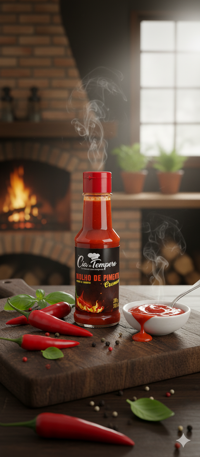 Molho De Pimenta Cremosa 200ML CIA DO TEMPERO