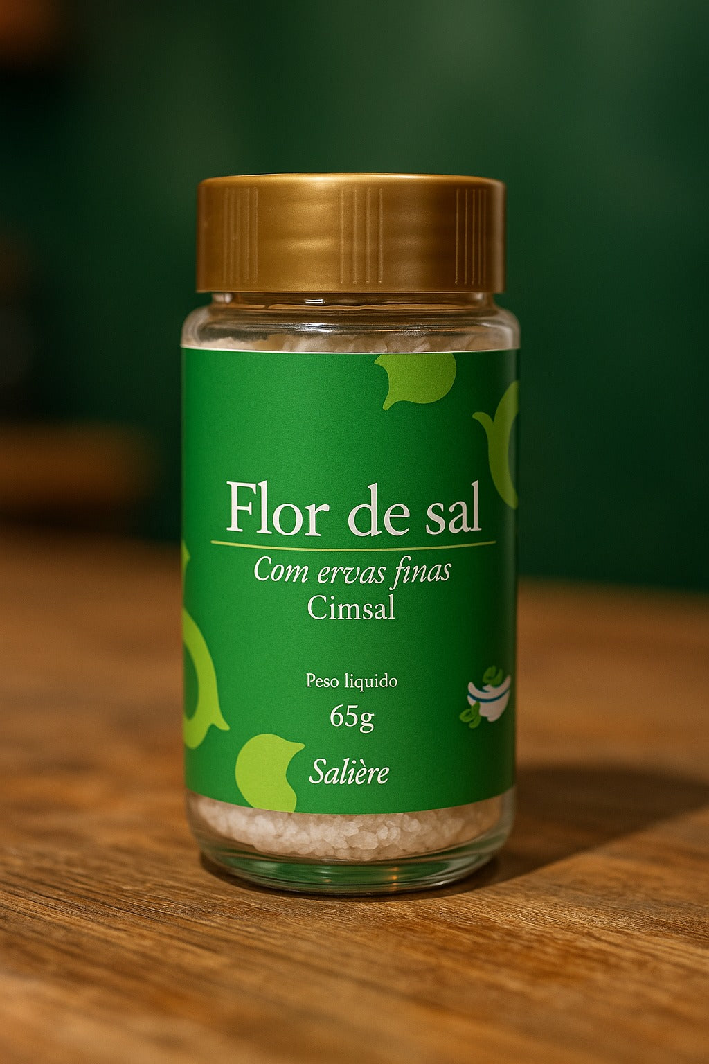 Flor de Sal com Ervas Finas Cimsal  Saliere