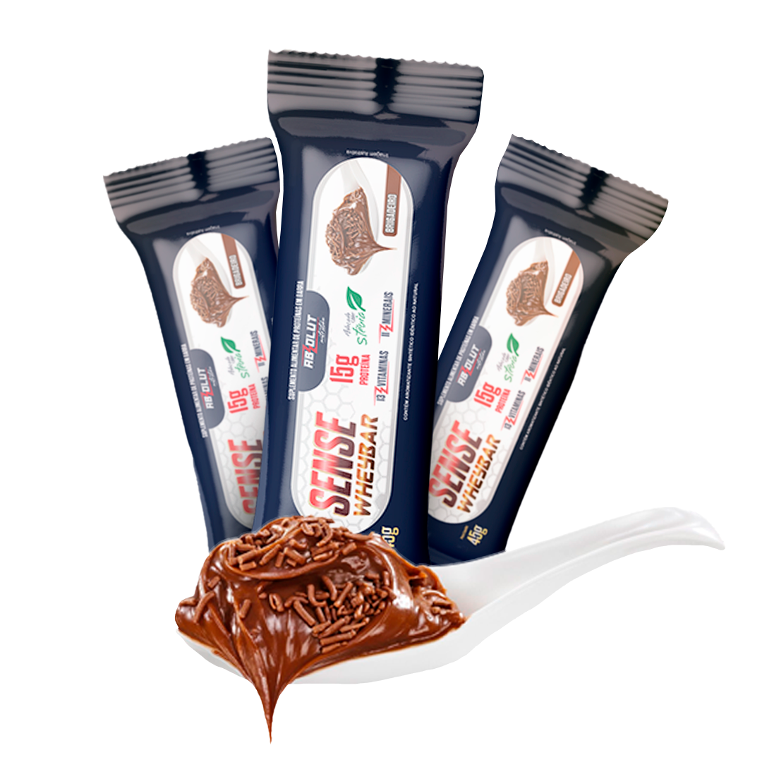 Barrinha de Proteína Sabor Brigadeiro DSP 12un - ABSOLUT