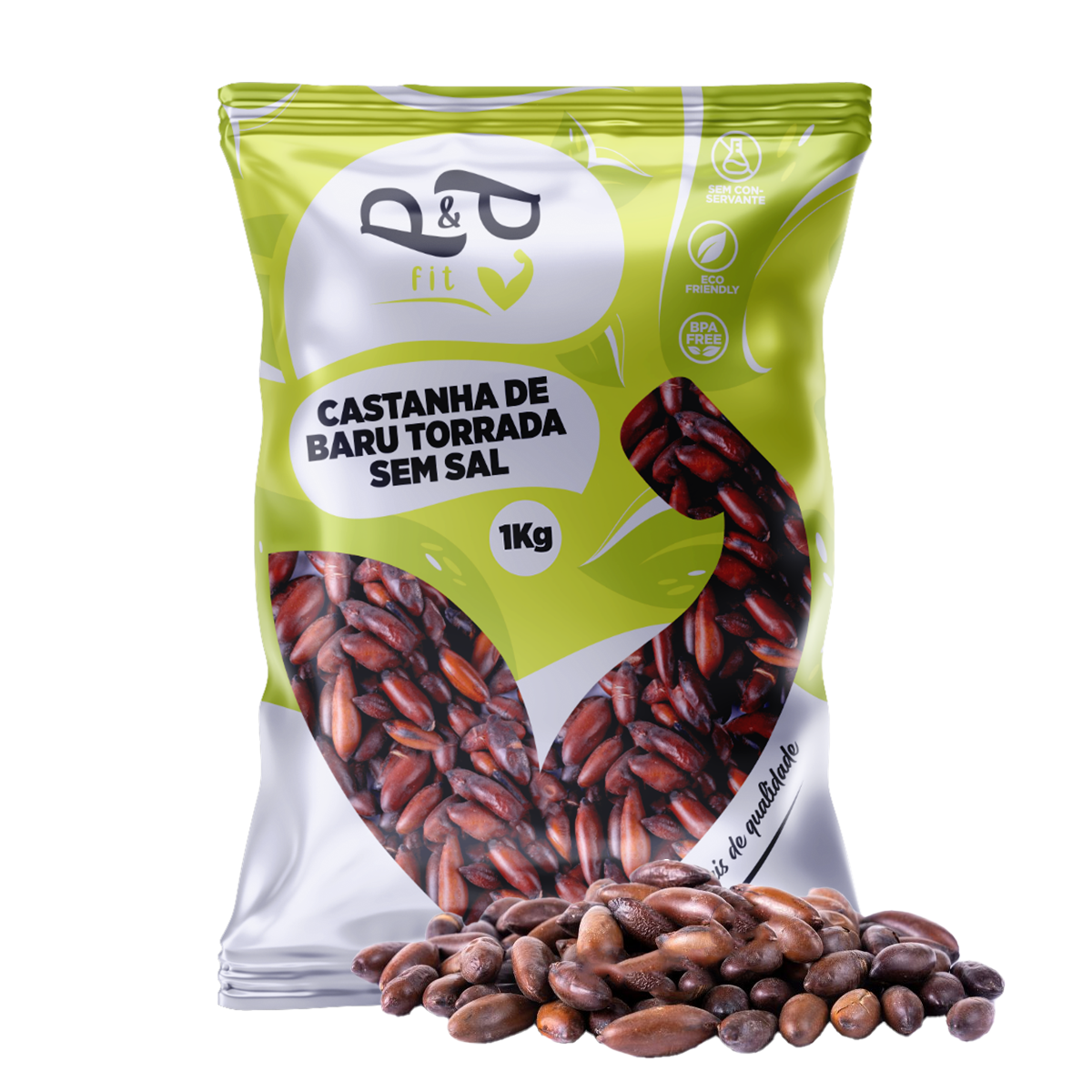 Castanha de Baru Torrada S/ sal  - P&P