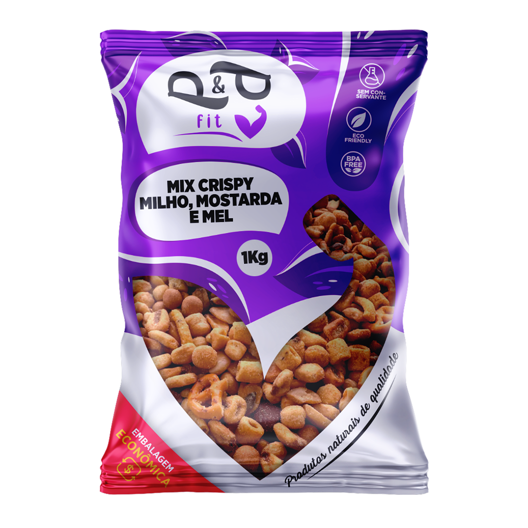 Mix Crispy Torrado Sabor Mostarda e Mel -