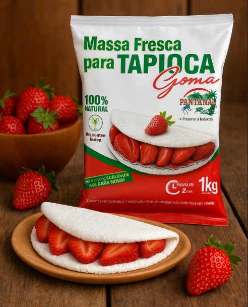 Tapioca  Massa Pronta - Pantanal