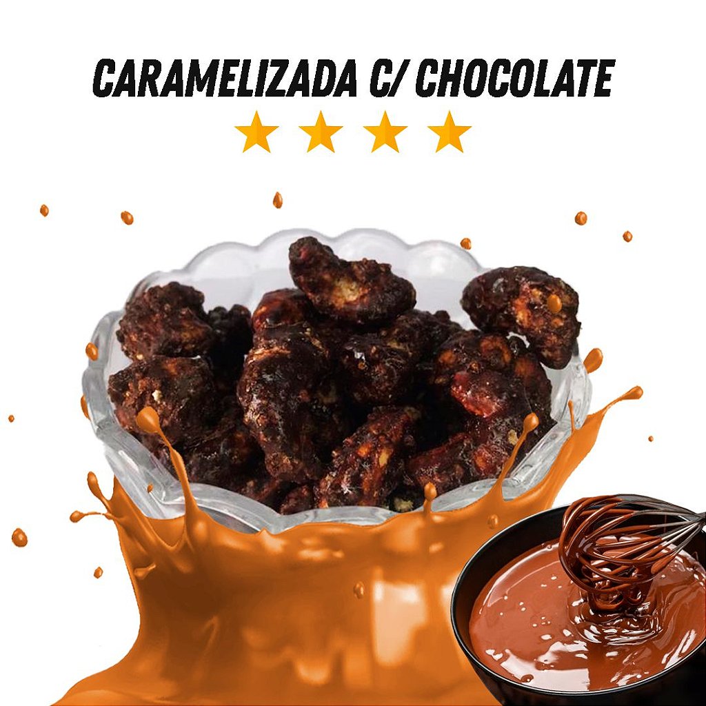 Caramelized Cashew Nuts with Chocolate - P&P