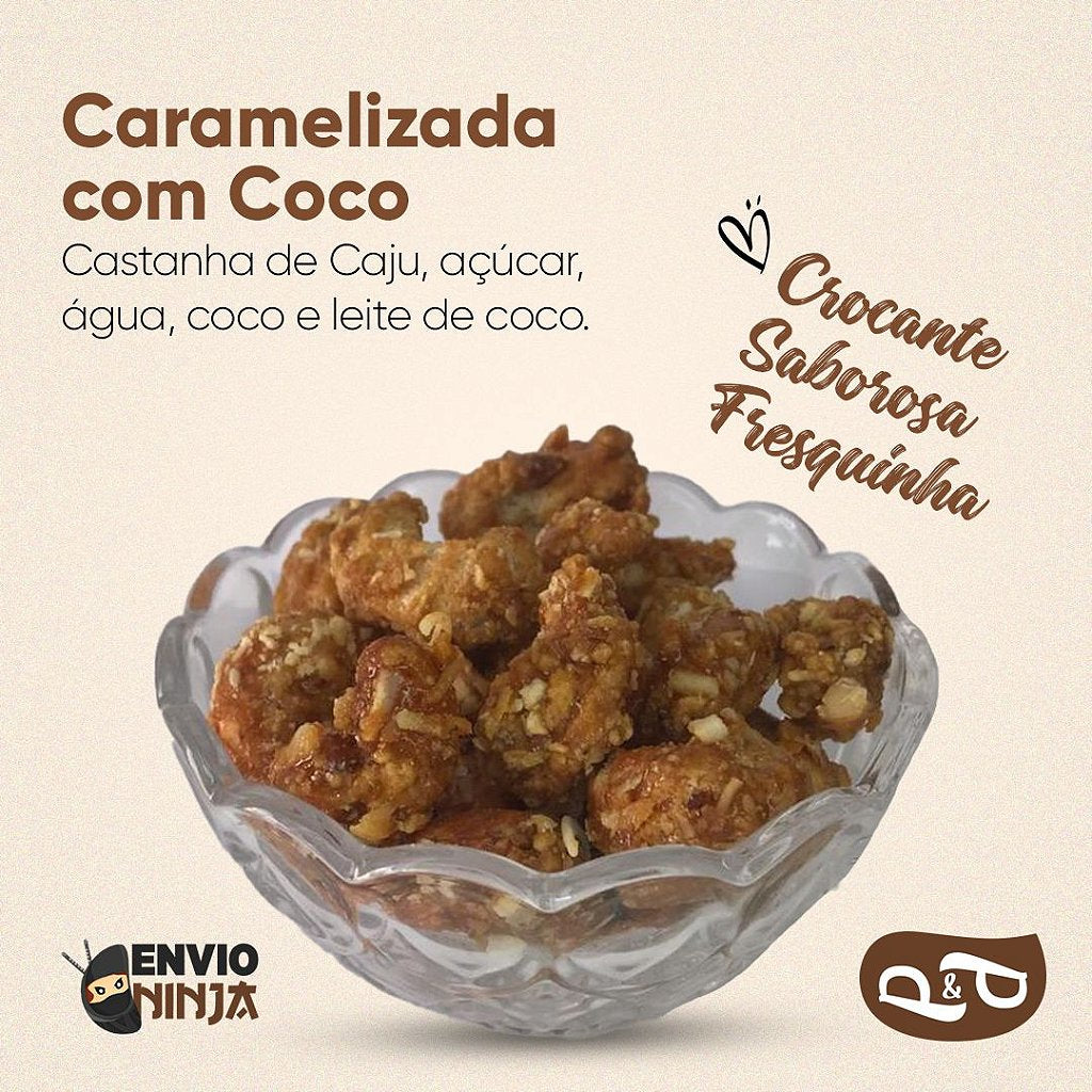 Caramelized Cashew Nuts with Coconut - P&P