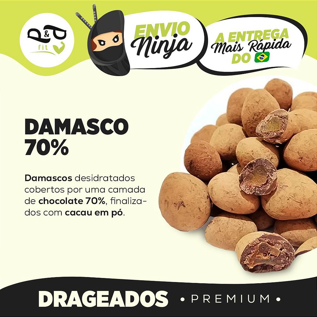 Apricot with 70% Cocoa Dragée - P&P