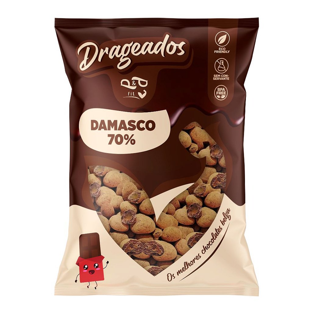Apricot with 70% Cocoa Dragée - P&P