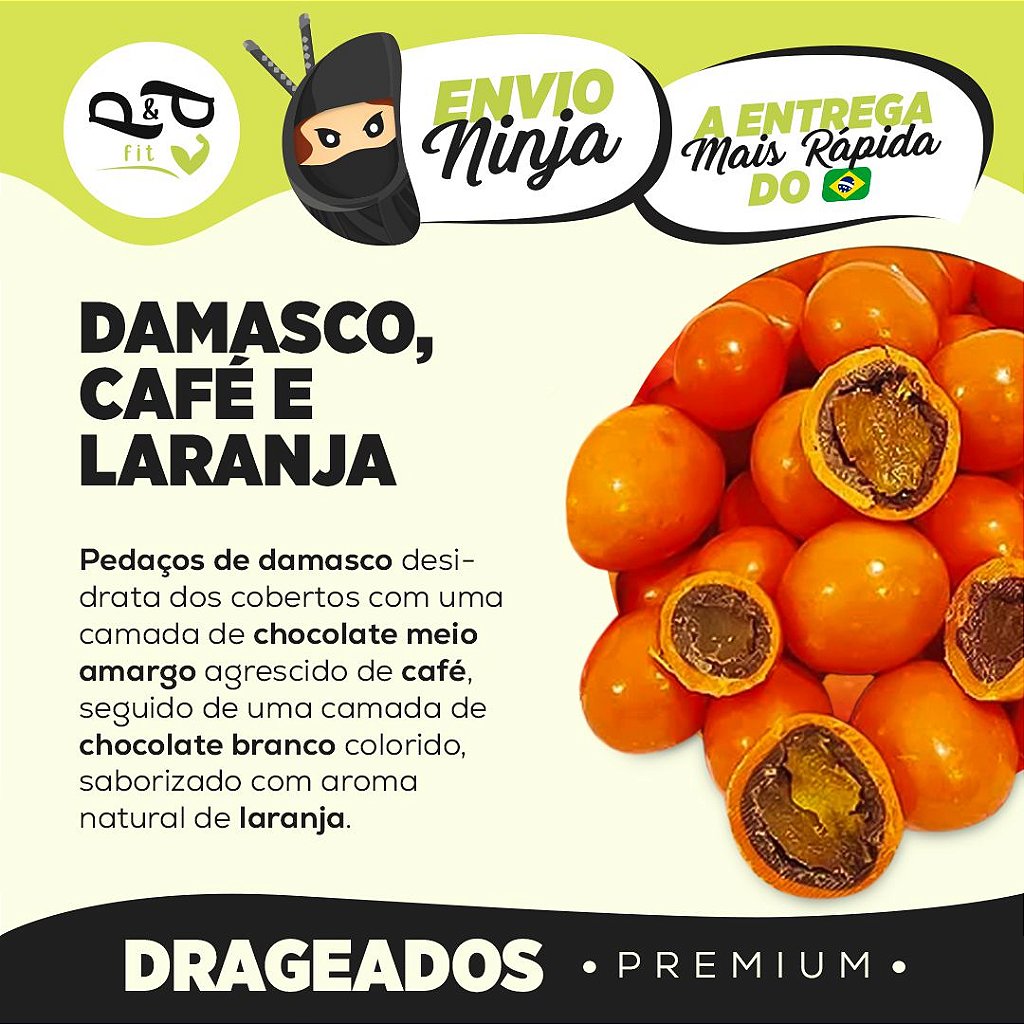 Apricot with Coffee and Orange Dragée - P&P