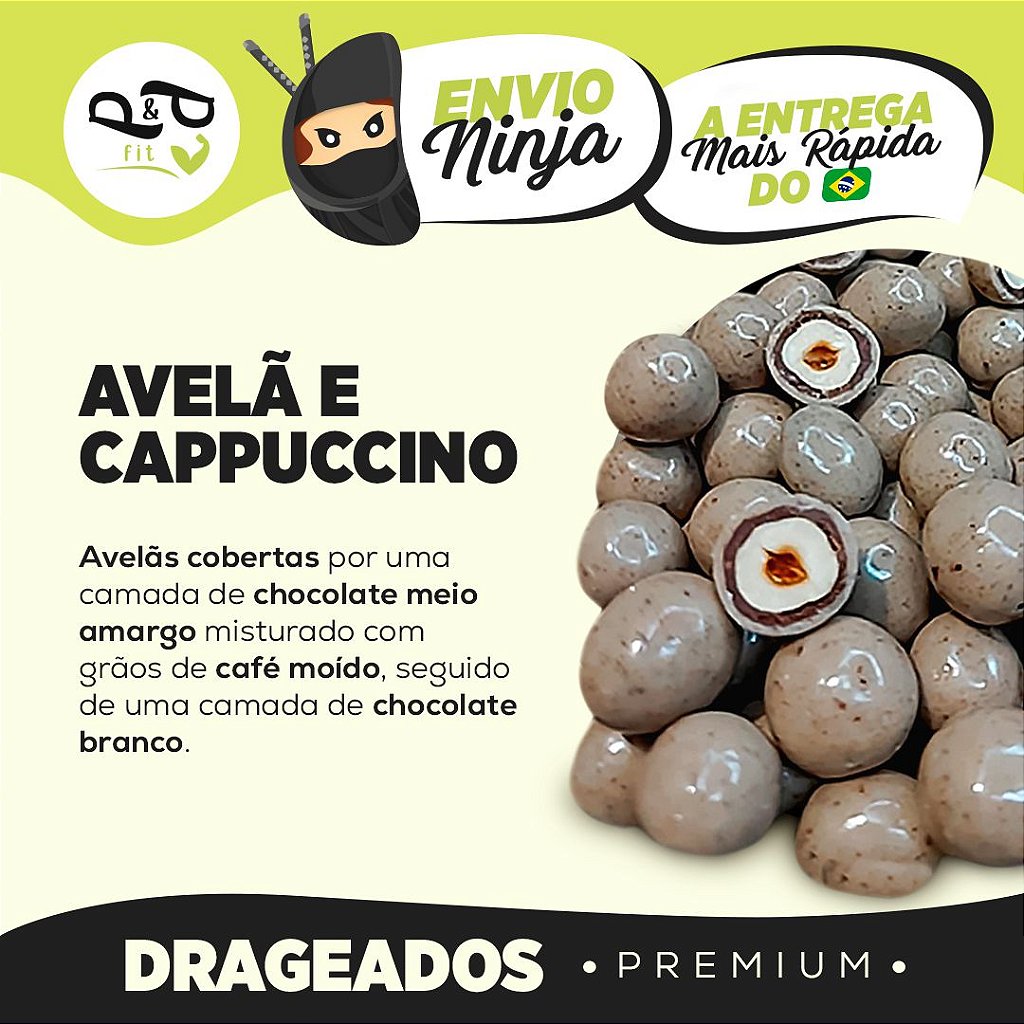 Hazelnut with Cappuccino Dragée - P&P