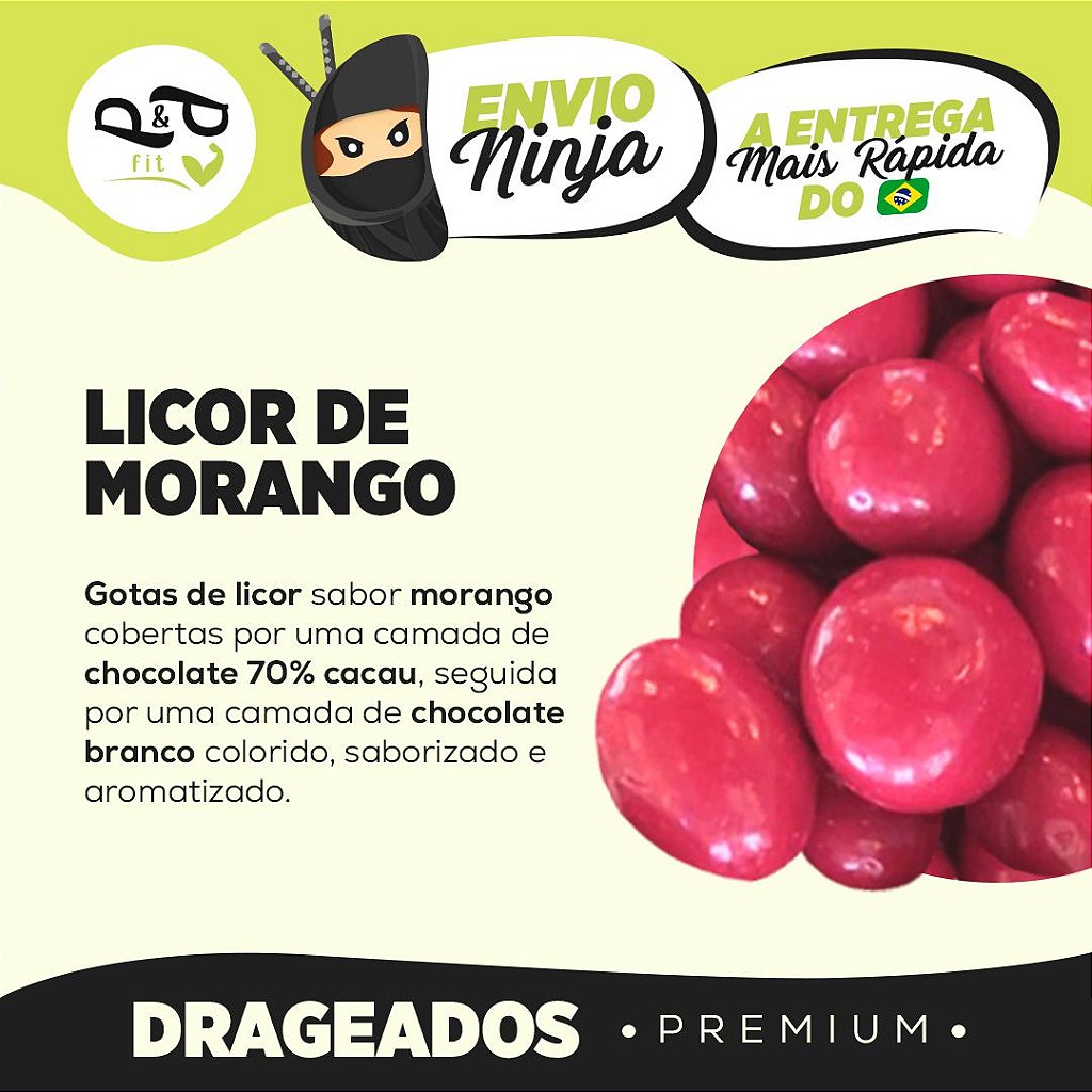 Strawberry Liqueur Chocolate Dragee – P&P
