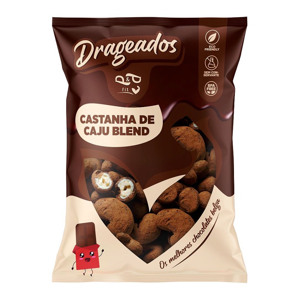Cashew Dragee with 70% Chocolate and White Chocolate – P&P