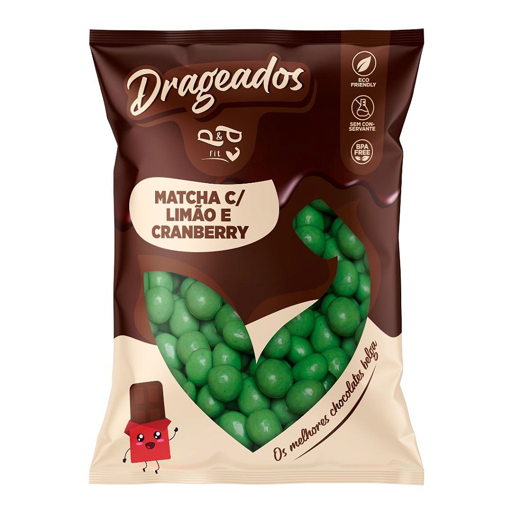 Cranberry Matcha Dragee with Lemon – P&P
