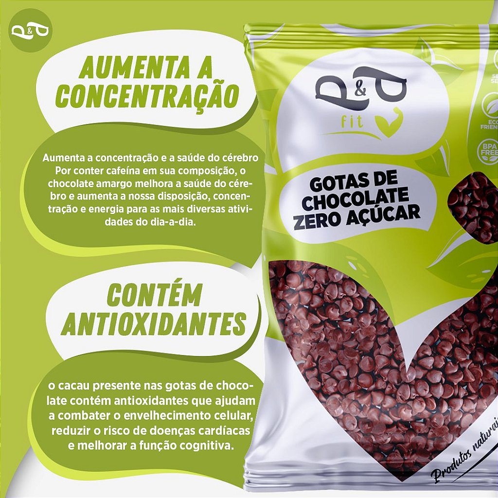 70% Sugar-Free Chocolate Chips – P&P
