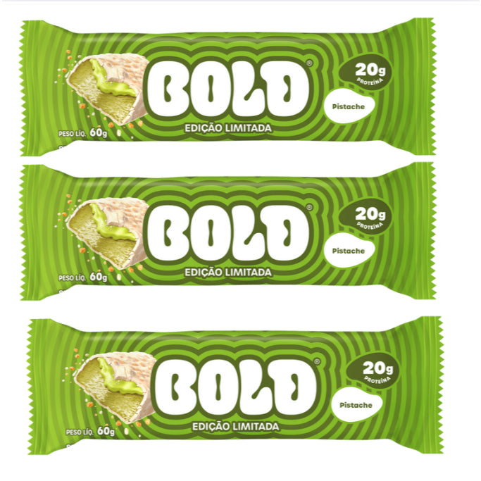 3 UNIDADES - BOLD Unidade - PISTACHE