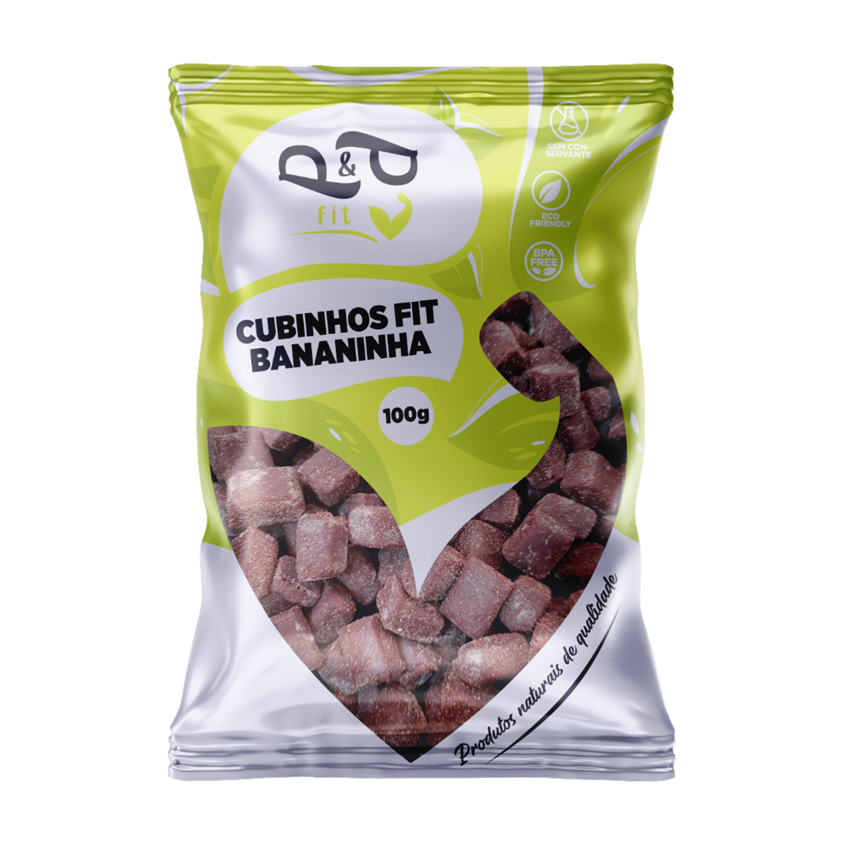 Cubinhos Fit P&P Bananinha Cremosa - P&P