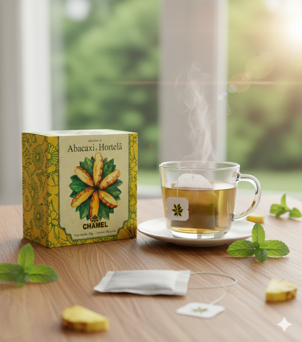 Sachê chá Abacaxi e Hortelã - CHAMEL
