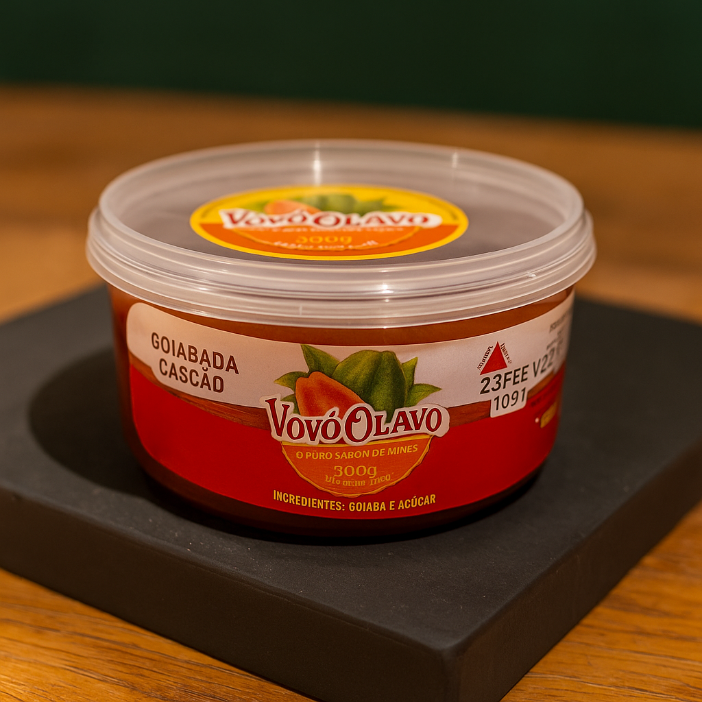 Goiabada Cascão Vovô Olavo  Cremosa | Pote com Tampa Prática