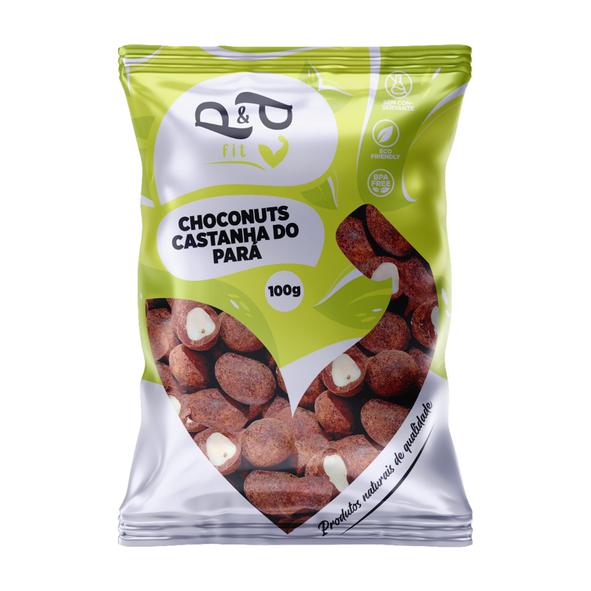 Choconuts P&P Castanha do Pará Chocolate 70% Drageado