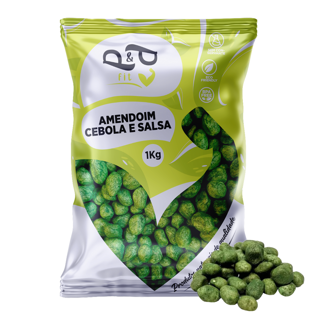 Amendoim Cebola e Salsa Crocante - P&P