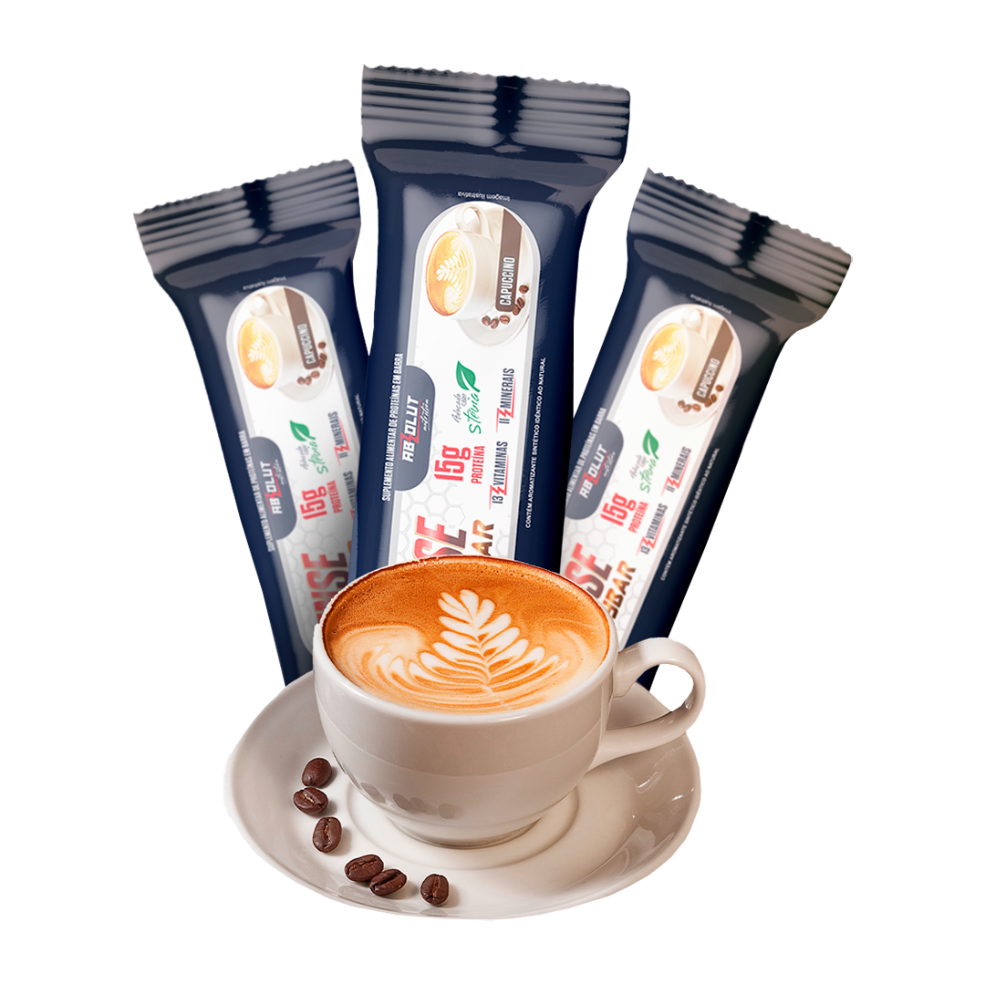 Barrinha de Proteína Sabor Capuccino 01 Unidade - ABSOLUT
