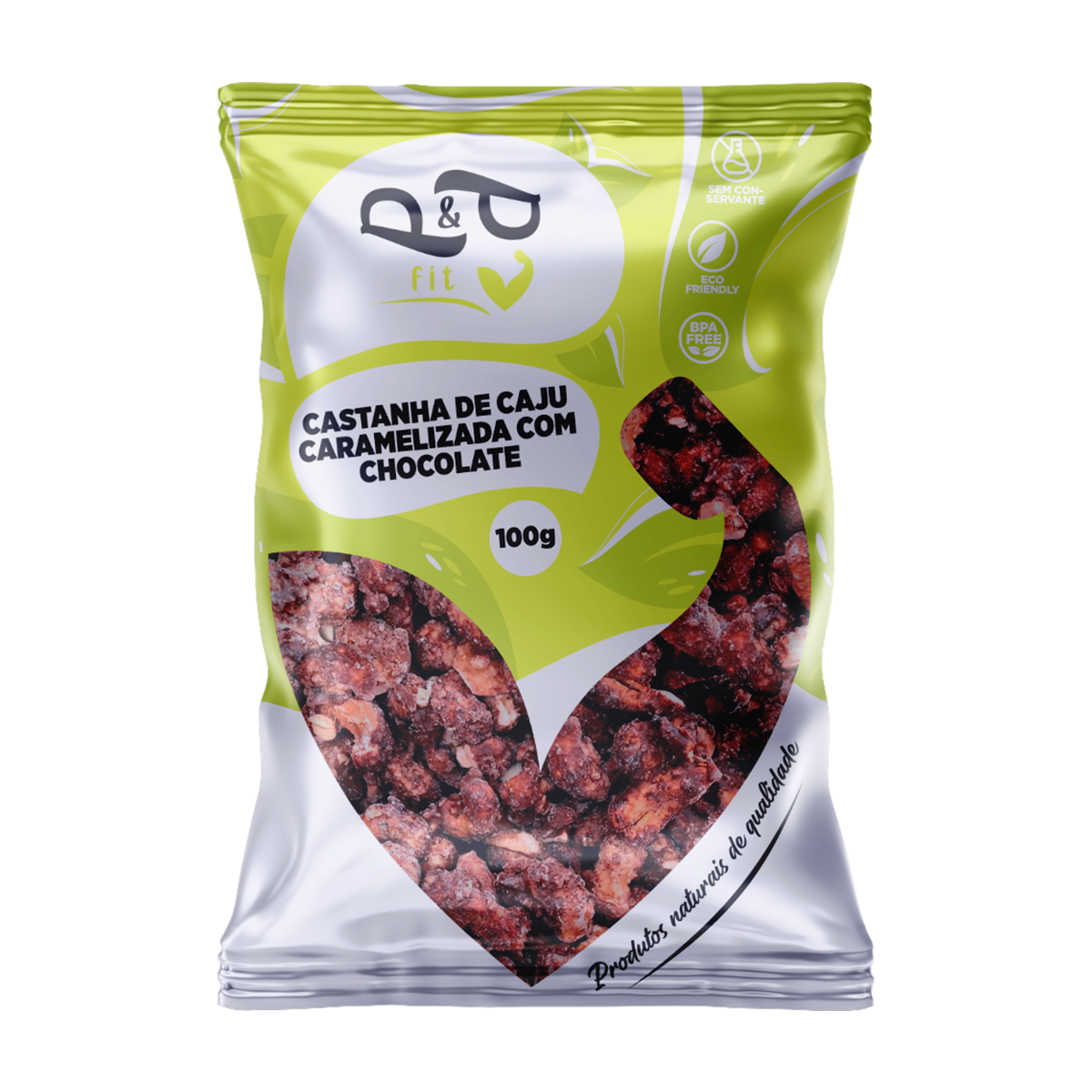 Castanha de Caju Caramelizada com Chocolate - P&P