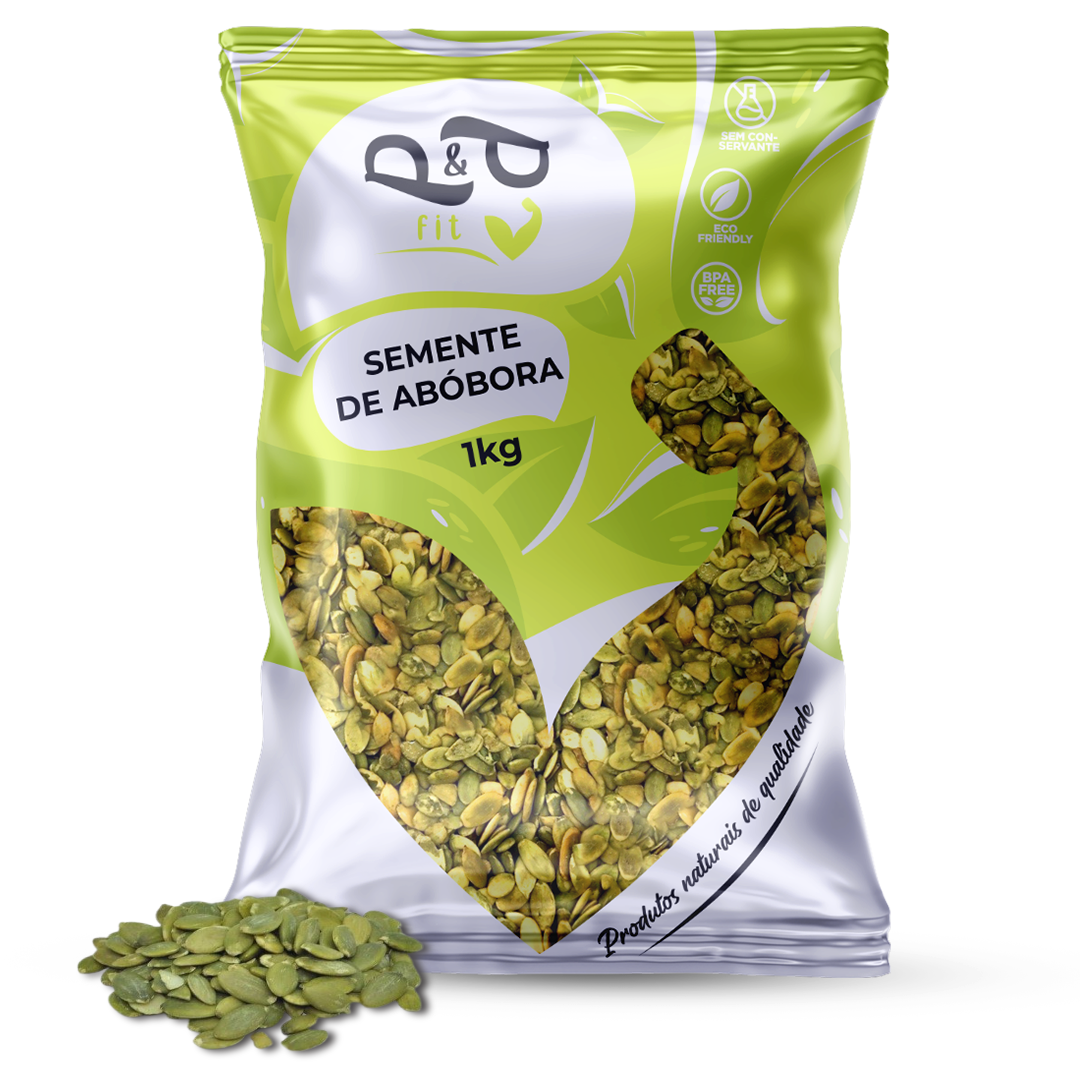 Semente de Abóbora Sem Casca Crua Premium - P&P