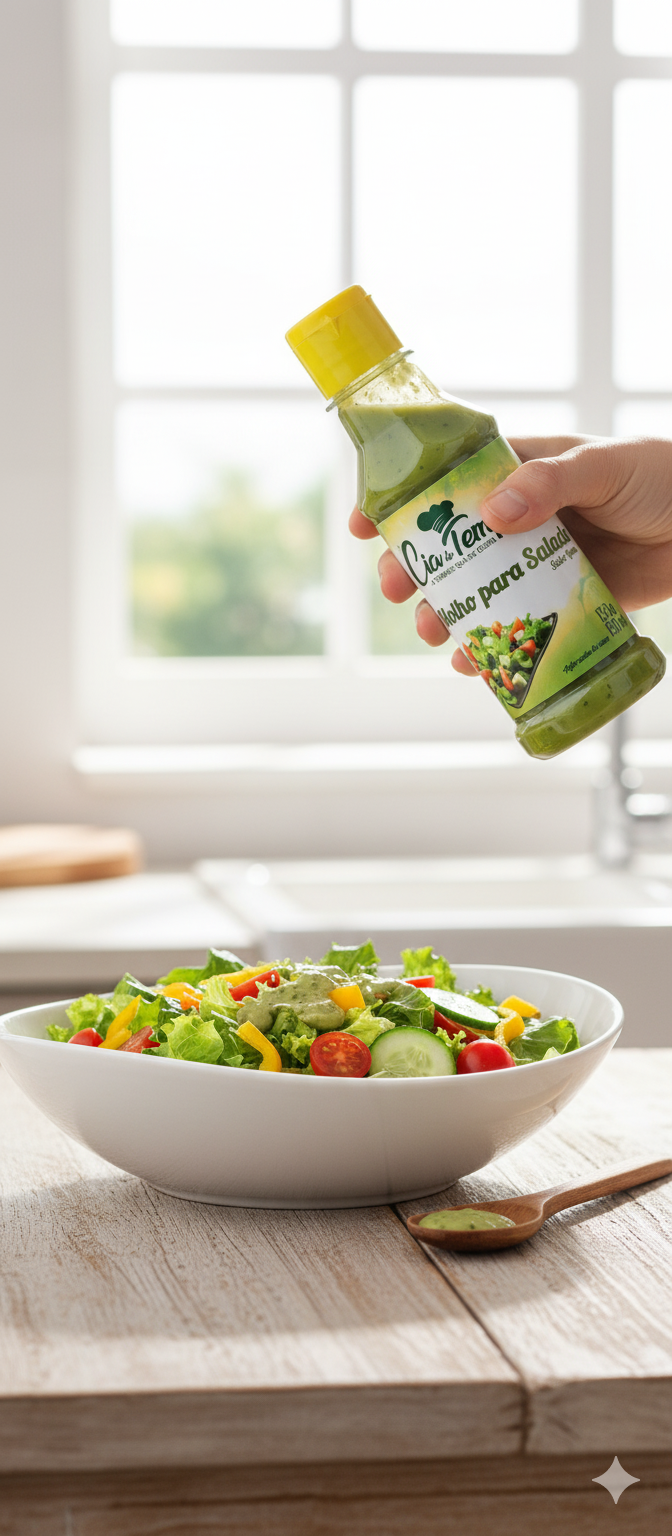 Molho Para Salada - CIA DO TEMPERO