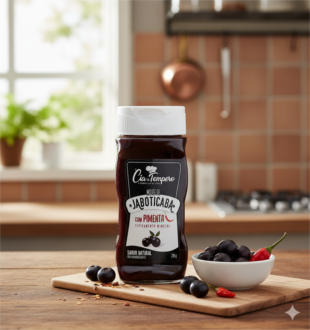 Molho Jabuticaba Com Pimenta 200ml  - CIA DO TEMPERO