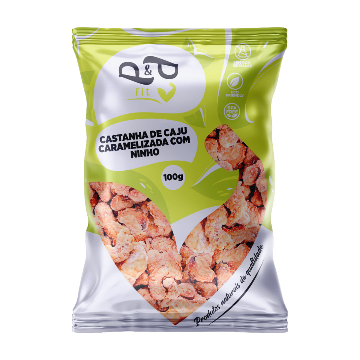 Castanha de Caju Caramelizada com Ninho - - P&P