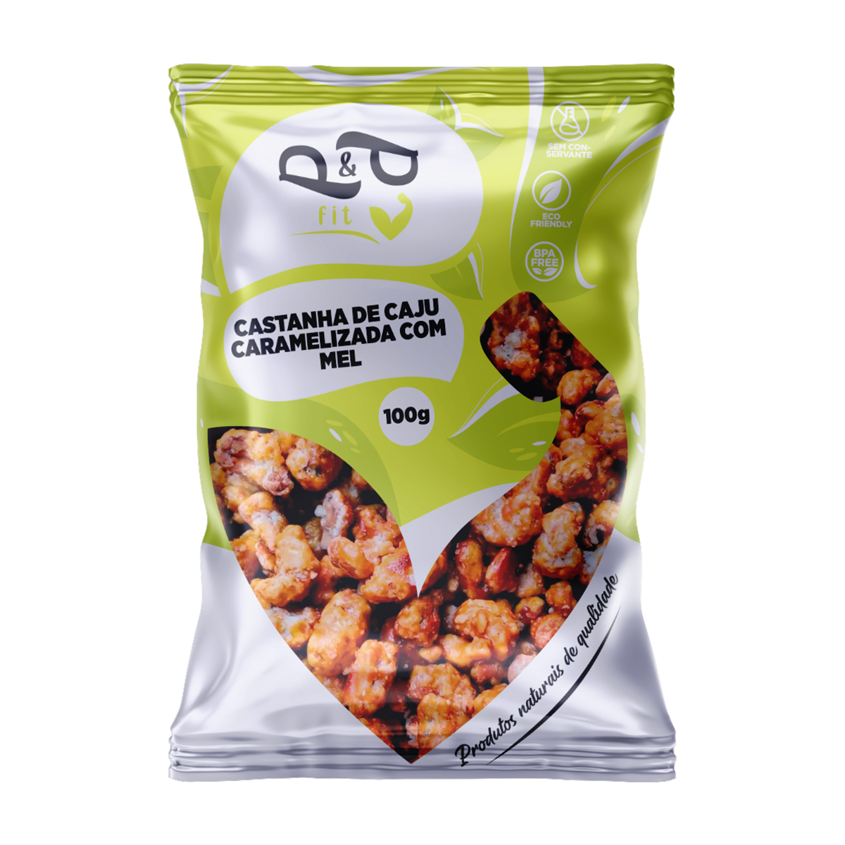 Castanha de Caju Caramelizada com Mel - - P&P