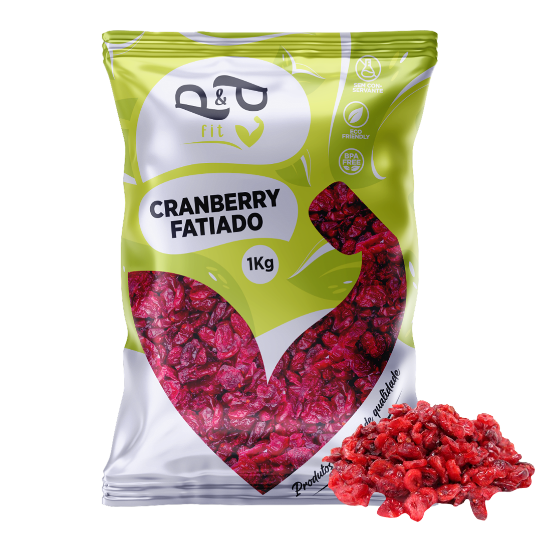 Cranberry Fatiado Desidratado - P&P