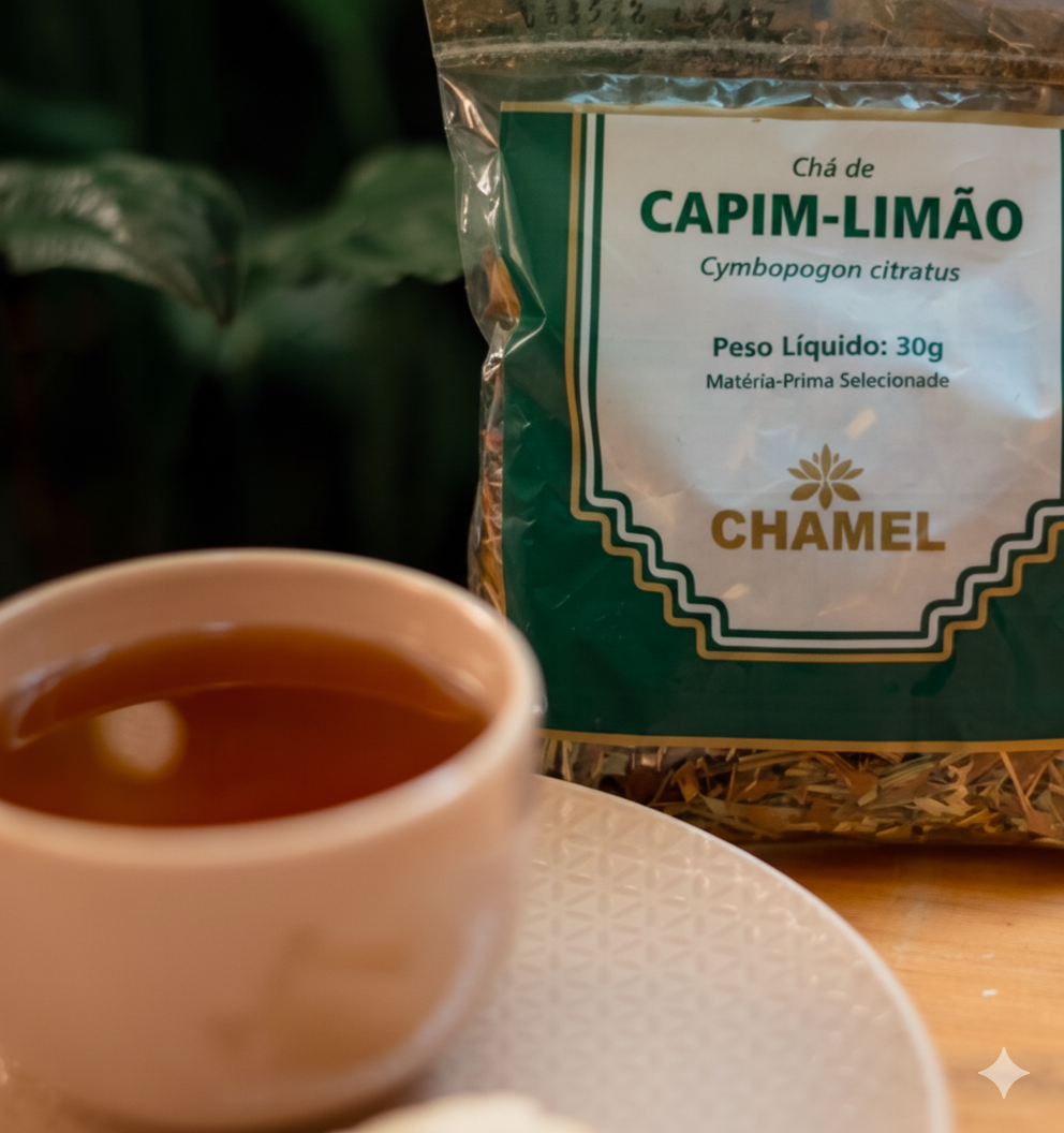 Capim-Limão Folhas 30G - Chamel