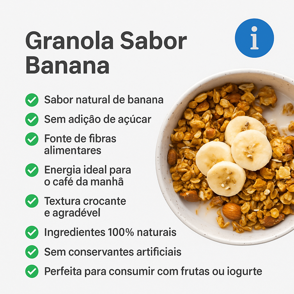 Granola Crocante Sabor Banana