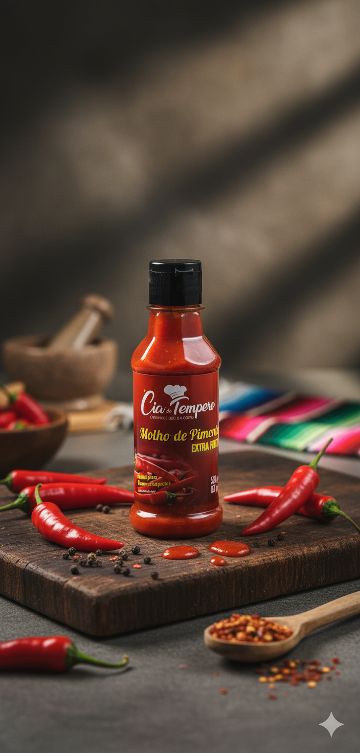 Molho Pimenta Ultra Forte - CIA DO TEMPERO