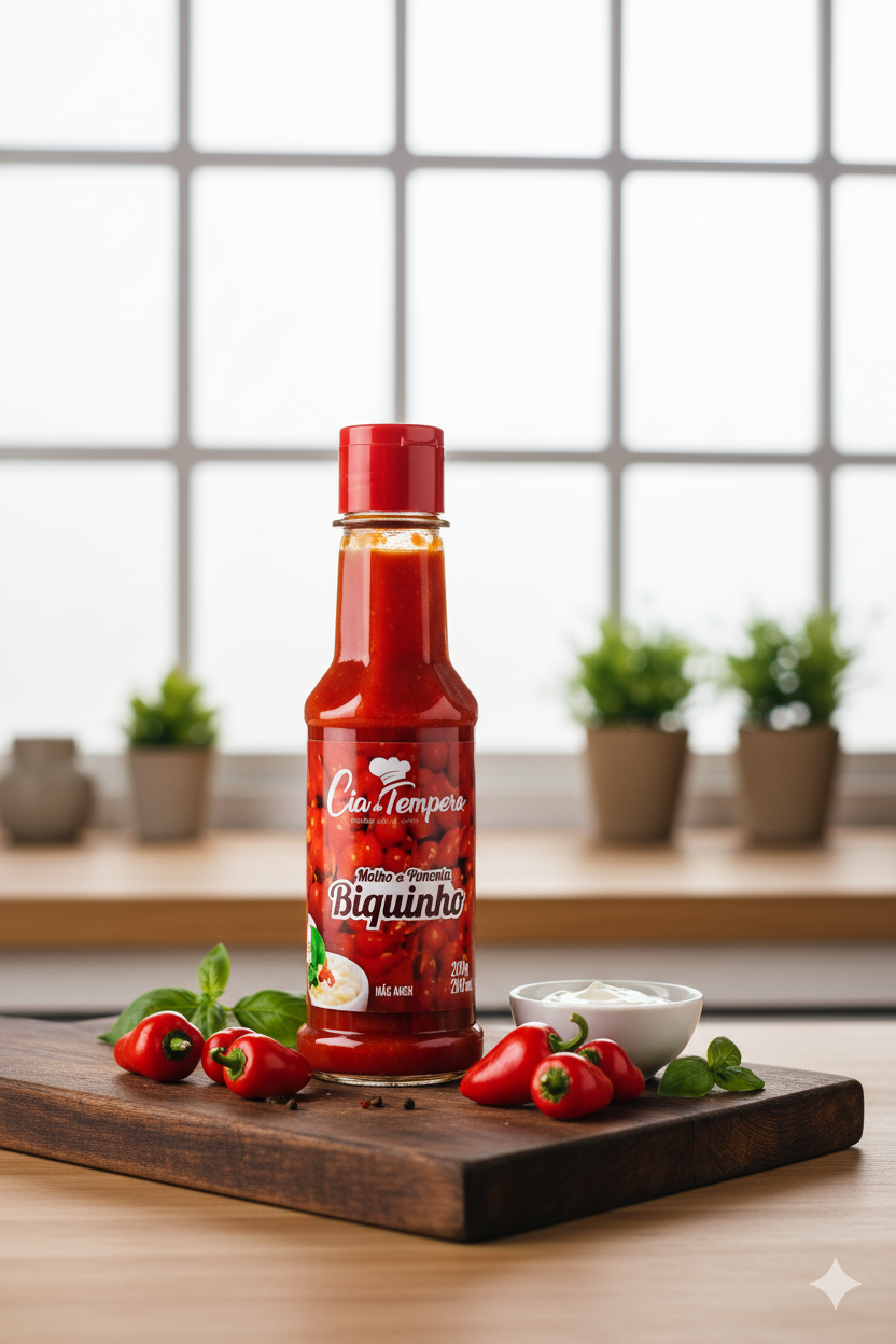 Molho De Pimenta Biquinho 200ML CIA DO TEMPERO